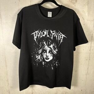 Funny heavy metal deathcore Taylor Swift tee shirt  size M